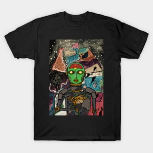 Legend NFT - RobotMask with AfricanEye Color and GlassSkin on OpenSea T-Shirt